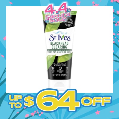 ST IVES - Blackhead Clearing Green Tea Facial Scrub 170g