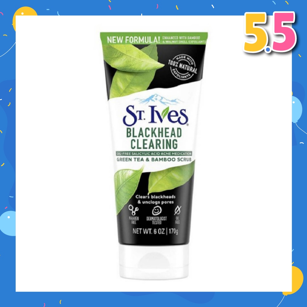 Blackhead Clearing Green Tea Facial Scrub 170g