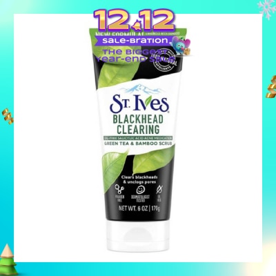 ST IVES Blackhead Clearing Green Tea Facial Scrub 170g