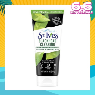 ST IVES Blackhead Clearing Green Tea Facial Scrub 170g