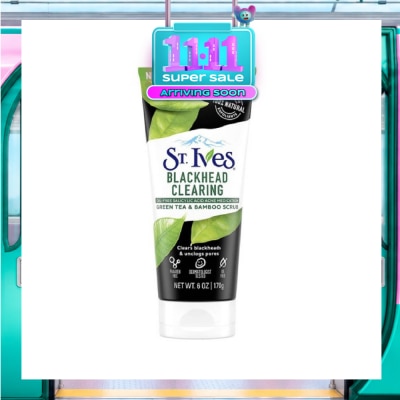 ST IVES Blackhead Clearing Green Tea Facial Scrub 170g image