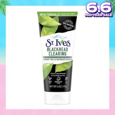ST IVES Blackhead Clearing Green Tea Facial Scrub 170g