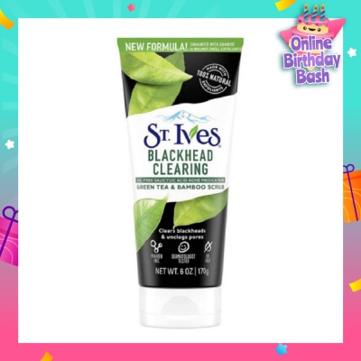 ST IVES Blackhead Clearing Green Tea Facial Scrub 170g