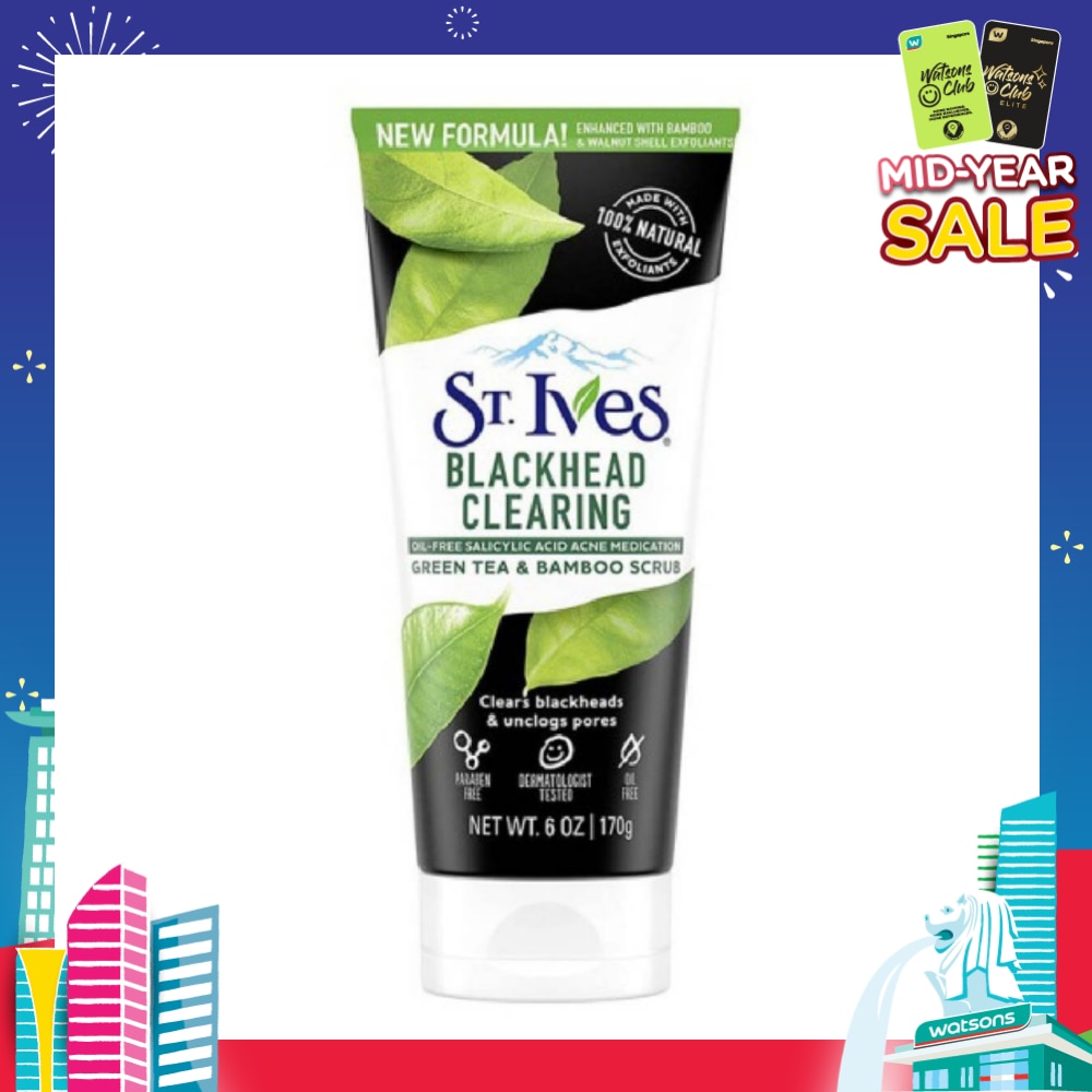 Blackhead Clearing Green Tea Facial Scrub 170g