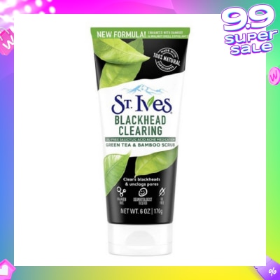 ST IVES Blackhead Clearing Green Tea Facial Scrub 170g