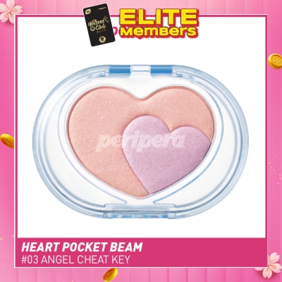 PERIPERA Heart Pocket Beam 003 Angel Cheat Key 3.3g