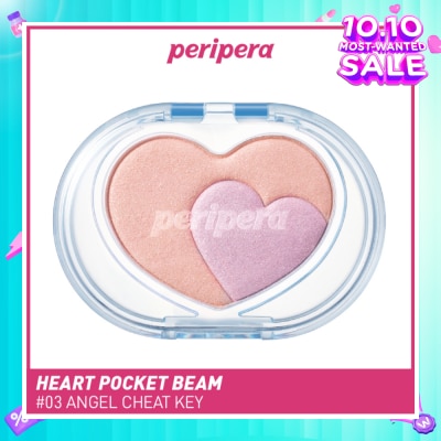 PERIPERA Heart Pocket Beam 003 Angel Cheat Key 3.3g