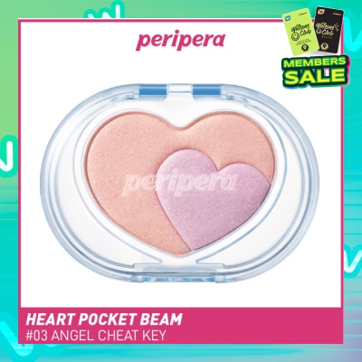 PERIPERA Heart Pocket Beam 003 Angel Cheat Key 3.3g