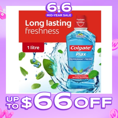 COLGATE - Plax Mouthwash Peppermint 1L