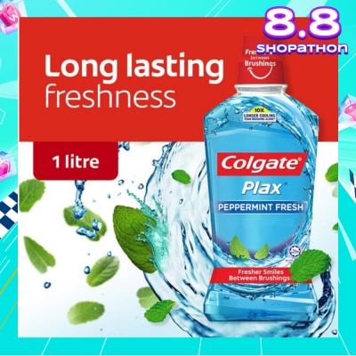 COLGATE Plax Mouthwash Peppermint 1L