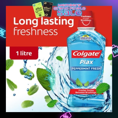 COLGATE Plax Mouthwash Peppermint 1L