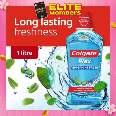 COLGATE Plax Mouthwash Peppermint 1L