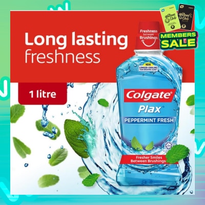 COLGATE Plax Mouthwash Peppermint 1L