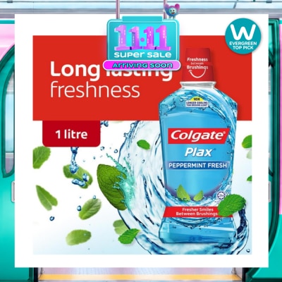 COLGATE Plax Mouthwash Peppermint 1L image