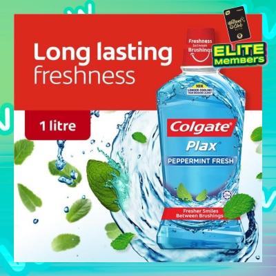COLGATE Plax Mouthwash Peppermint 1L