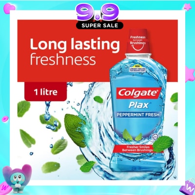 COLGATE - Plax Mouthwash Peppermint 1L image