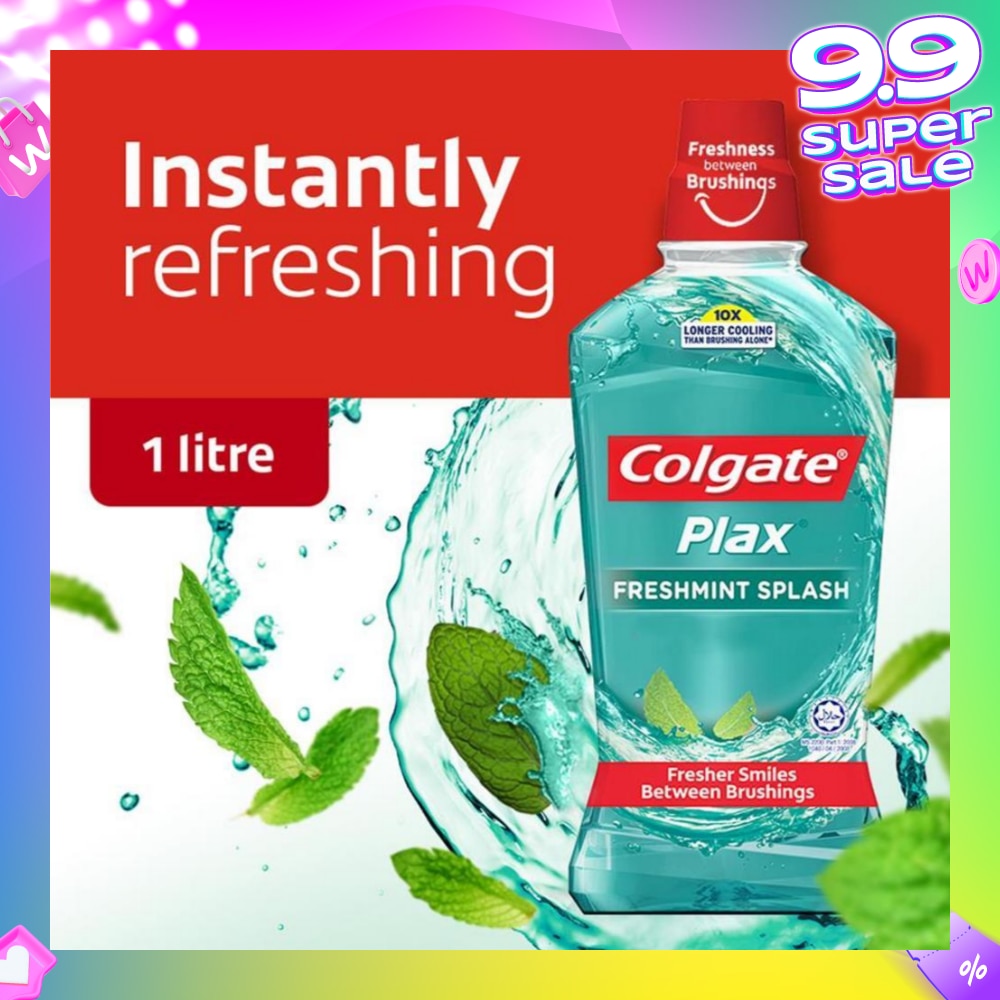 Plax Mouthwash Freshmint 1L