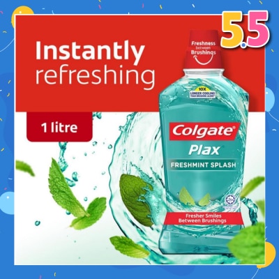 COLGATE Plax Mouthwash Freshmint 1L