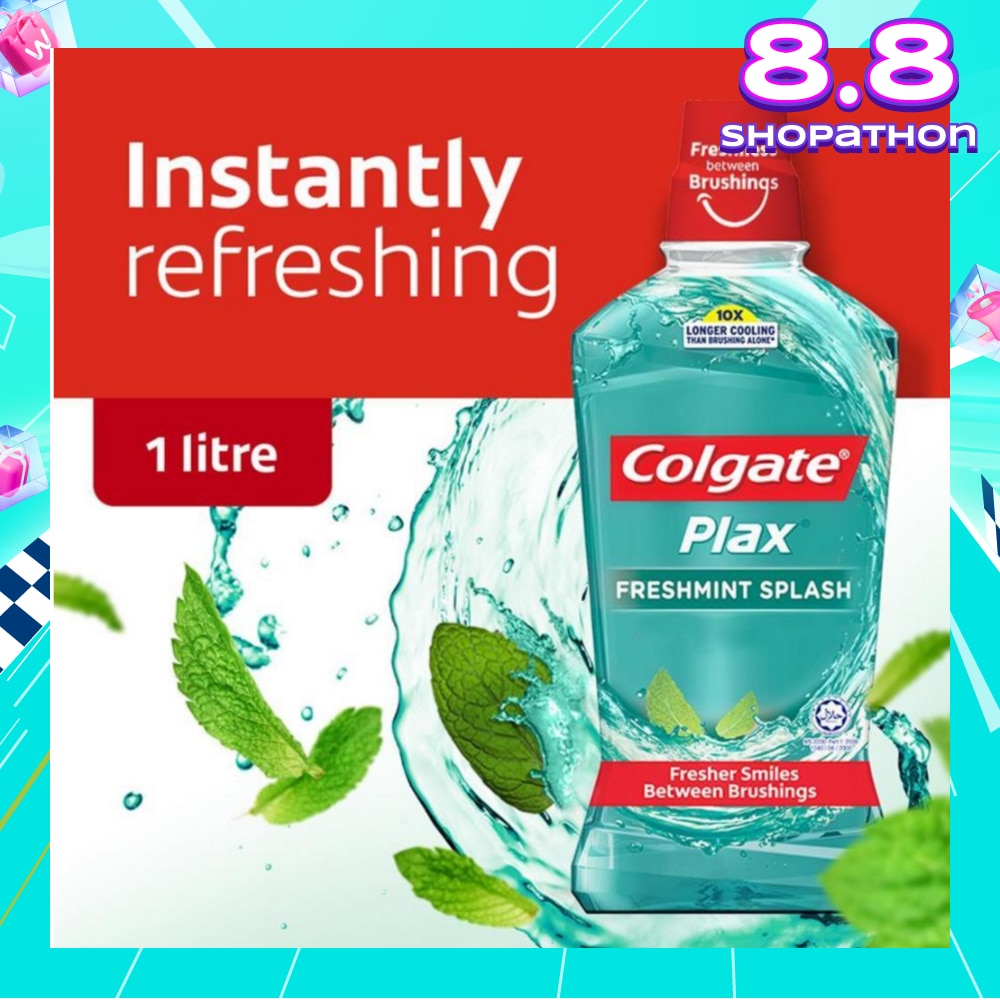 Plax Mouthwash Freshmint 1L