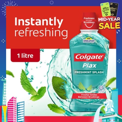 COLGATE Plax Mouthwash Freshmint 1L
