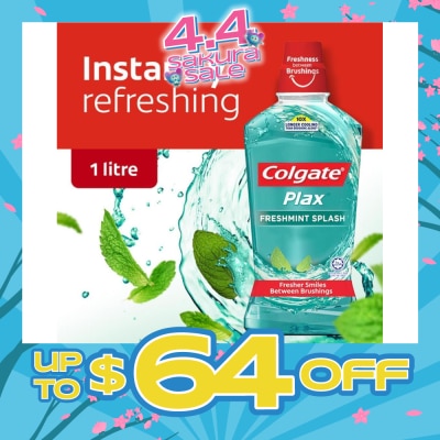 COLGATE - Plax Mouthwash Freshmint 1L
