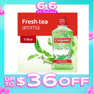 COLGATE - Colgate Plax Fresh Tea Mouthwash 1L