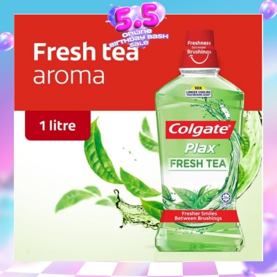 COLGATE - Colgate Plax Fresh Tea Mouthwash 1L