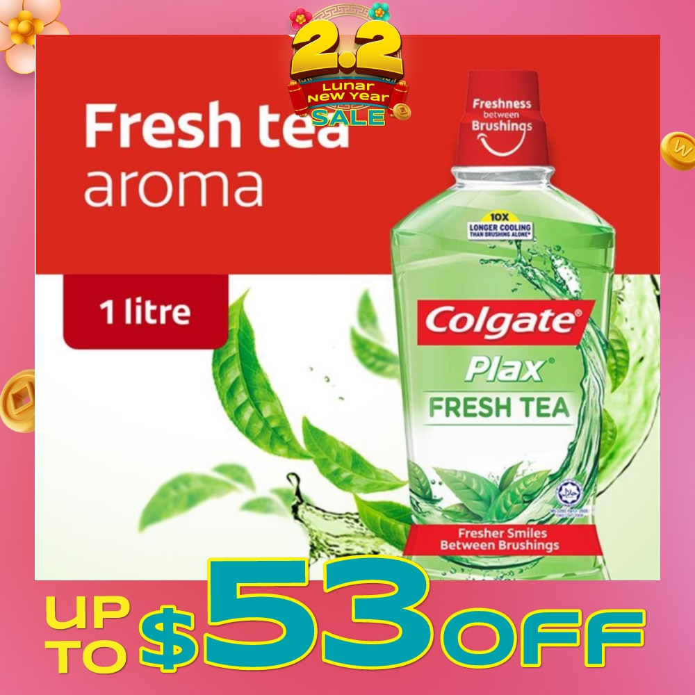 Colgate Plax Fresh Tea Mouthwash 1L