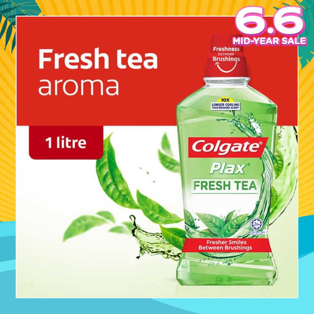 Colgate Plax Fresh Tea Mouthwash 1L