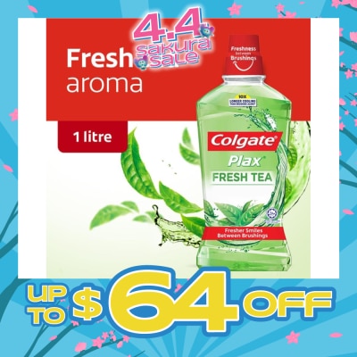 COLGATE - Colgate Plax Fresh Tea Mouthwash 1L