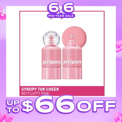 PERIPERA - Syrupy Tok Cheek 07 Fluffy Pink 4g