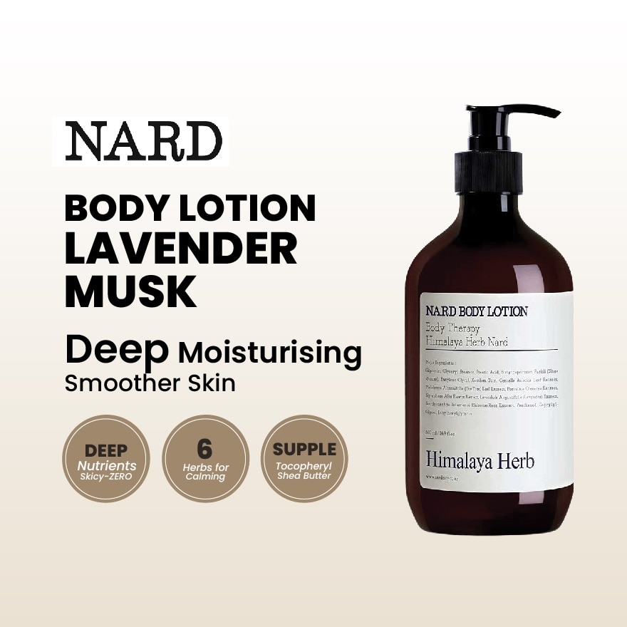 Body Lotion Lavender Musk 500ml