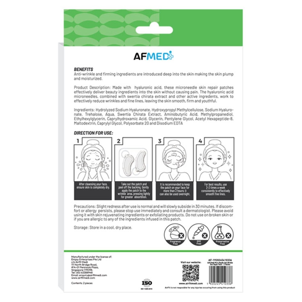 Anti-Wrinkle Skin Repair Micro-Needle Patch 2s