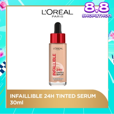 L'OREAL PARIS MAKEUP Infalliable 24H Tinted Serum  1-2  3-4 Light Medium 30ml