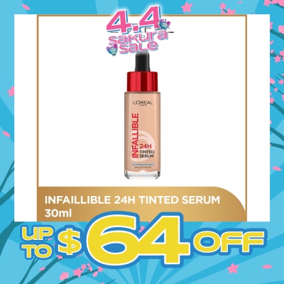 L'OREAL PARIS MAKEUP - Infalliable 24H Tinted Serum 1-2 3-4 Light Medium 30ml