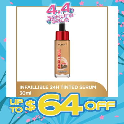 L'OREAL PARIS MAKEUP - Infalliable 24H Tinted Serum  5-6 Medium Tan 30ml