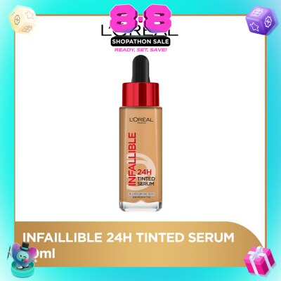 L'OREAL PARIS MAKEUP - Infalliable 24H Tinted Serum  5-6 Medium Tan 30ml