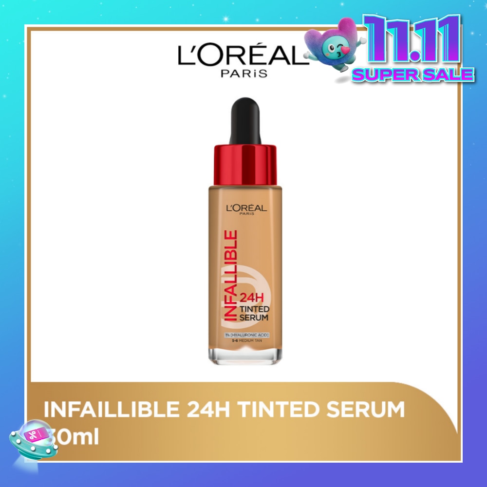 Infalliable 24H Tinted Serum 5-6 Medium Tan 30ml