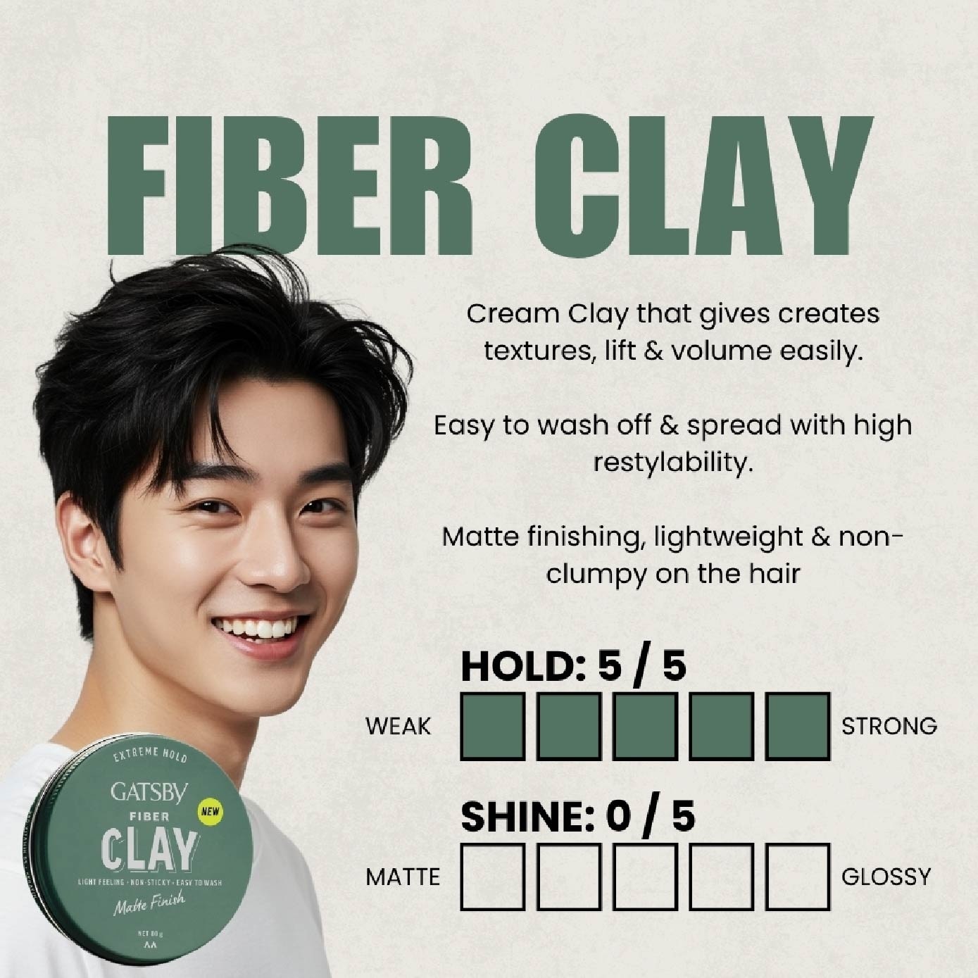Fiber Clay 80g