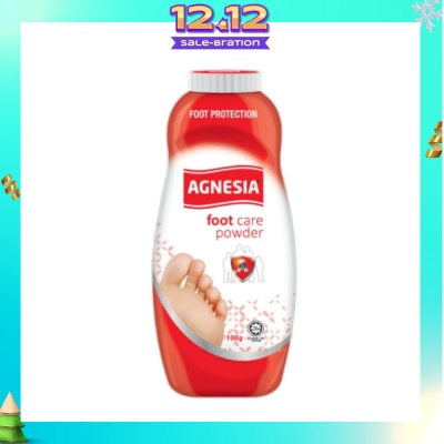 AGNESIA Foot Care Powder 99.9% Kill Bacterial (For Foot Protection) 100g