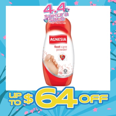 AGNESIA - Foot Care Powder 99.9% Kill Bacterial (For Foot Protection) 100g