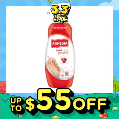 AGNESIA Foot Care Powder 99.9% Kill Bacterial (For Foot Protection) 100g