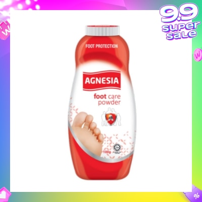 AGNESIA Foot Care Powder 99.9% Kill Bacterial (For Foot Protection) 100g