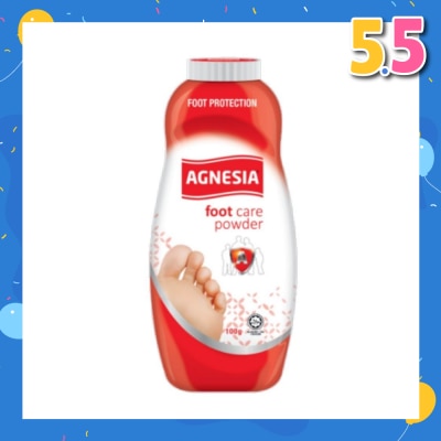 AGNESIA Foot Care Powder 99.9% Kill Bacterial (For Foot Protection) 100g