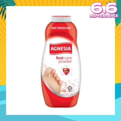 AGNESIA Foot Care Powder 99.9% Kill Bacterial (For Foot Protection) 100g