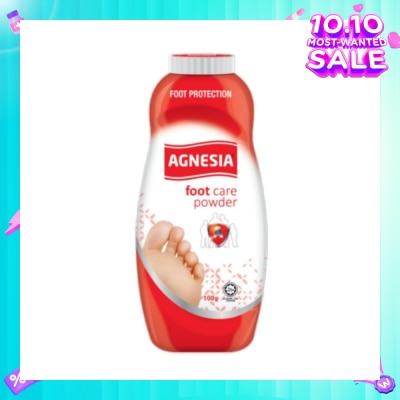 AGNESIA Foot Care Powder 99.9% Kill Bacterial (For Foot Protection) 100g