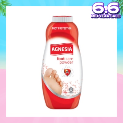 AGNESIA Foot Care Powder 99.9% Kill Bacterial (For Foot Protection) 100g