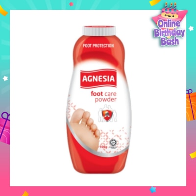 AGNESIA Foot Care Powder 99.9% Kill Bacterial (For Foot Protection) 100g