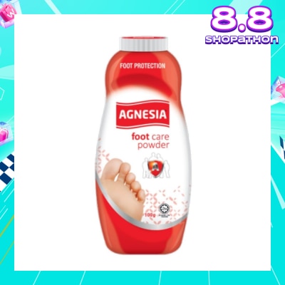 AGNESIA Foot Care Powder 99.9% Kill Bacterial (For Foot Protection) 100g