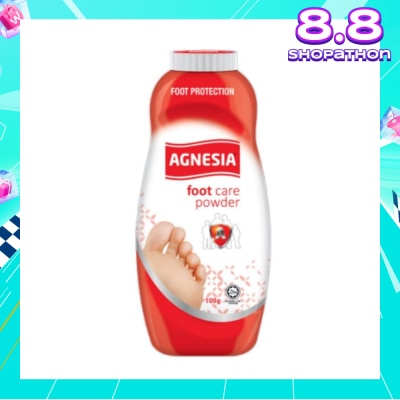 AGNESIA Foot Care Powder 99.9% Kill Bacterial (For Foot Protection) 100g